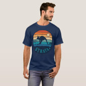 Australien Straya Retro Vintag Kangaroo Aussie T-Shirt (Vorne ganz)