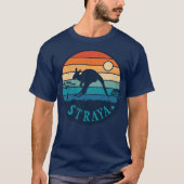 Australien Straya Retro Vintag Kangaroo Aussie T-Shirt (Vorderseite)