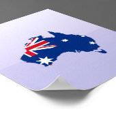 Australien Stub, Australien Poster (Ecke)