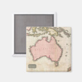 Australien & Südwestpazifik Magnet (Vorderseite/Rückseite)