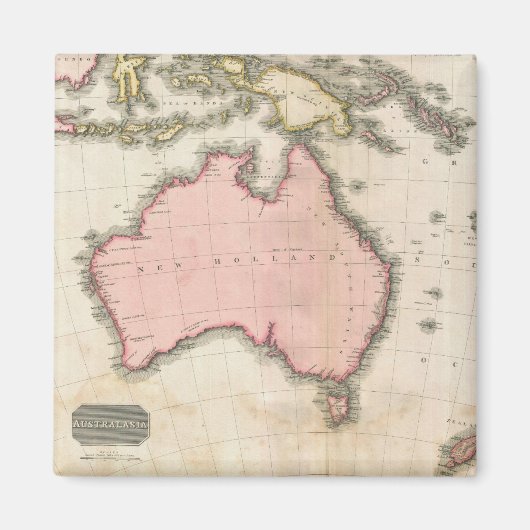 Australien & Südwestpazifik Magnet (Vorne)