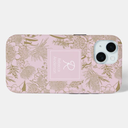 Australien Summer Bush Blooms Case-Mate iPhone Hülle (Rückseite (Horizontal))