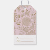 Australien Summer Bush Blooms Geschenkanhänger (Rückseite)