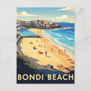 Australien Sydney Bondi Beach Postcard Postkarte
