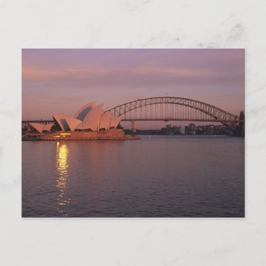 Australien, Sydney, das Opernhaus von Sydney Postkarte (Vorderseite)