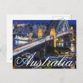 Australien, Sydney, das Rocks-Gebiet, Sydney Hafen Postkarte (Vorne/Hinten)