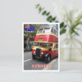 Australien - Sydney - Der Bus - Postkarte (Stehend Vorderseite)