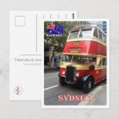 Australien - Sydney - Der Bus - Postkarte (Vorne/Hinten)