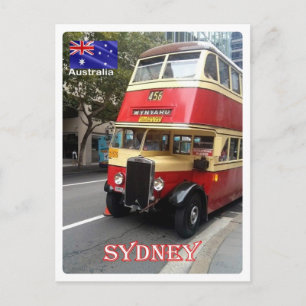 Australien - Sydney - Der Bus - Postkarte