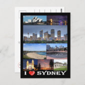 Australien - Sydney - I Liebe - Postkarte (Vorne/Hinten)