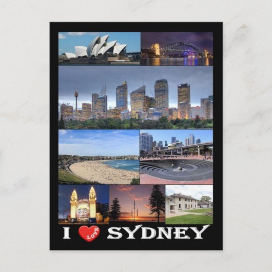 Australien - Sydney - I Liebe - Postkarte (Vorderseite)