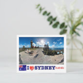 Australien - Sydney - I Liebe - Postkarte (Stehend Vorderseite)
