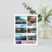 Australien - Sydney - Mosaik - Postkarte (Stehend Vorderseite)