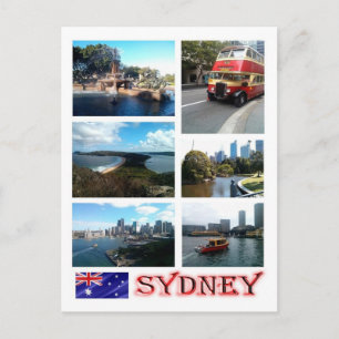 Australien - Sydney - Mosaik - Postkarte