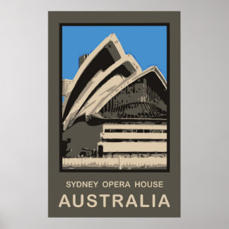 Australien Sydney Opera House Poster