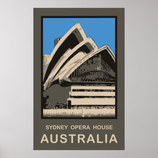 Australien Sydney Opera House Poster (Vorne)