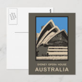 Australien Sydney Opera House Postkarte (Vorne/Hinten)