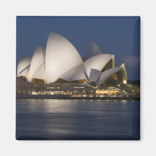 Australien, Sydney. Opernhaus bei Nacht an Magnet