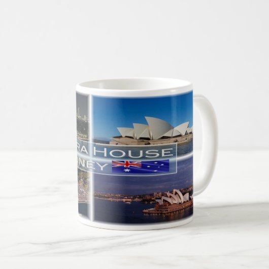 Australien - Sydney - Opernhaus - Kaffeetasse (VorderseiteRechts)