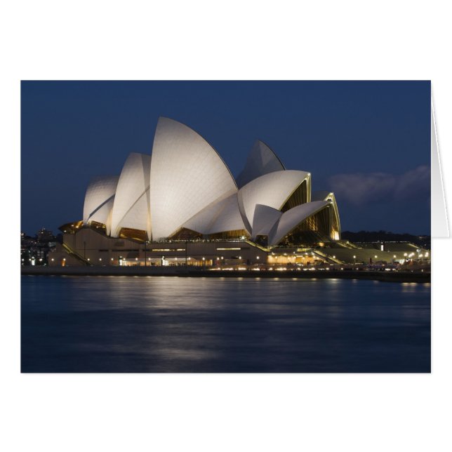 Australien, Sydney. Opernhaus nachts (Vorderseite (Horizontal))