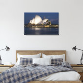 Australien, Sydney. Opernhaus nachts Leinwanddruck (Insitu (Schlafzimmer))