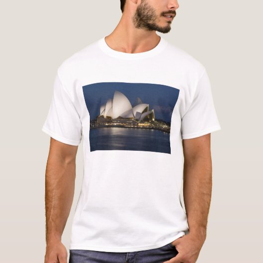 Australien, Sydney. Opernhaus nachts T-Shirt (Vorderseite)