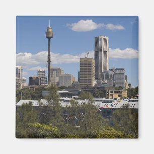 Australien, Sydney, Potts Point. Skyline von Sydne Magnet