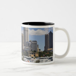 Australien, Sydney, Potts Point. Skyline von Sydne Zweifarbige Tasse