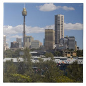 Australien, Sydney, Potts Point. Sydney Skyline. Fliese (Vorderseite)