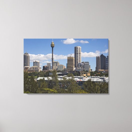 Australien, Sydney, Potts Point. Sydney Skyline. Leinwanddruck (Vorderseite)