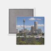 Australien, Sydney, Potts Point. Sydney Skyline. Magnet (Vorderseite/Rückseite)