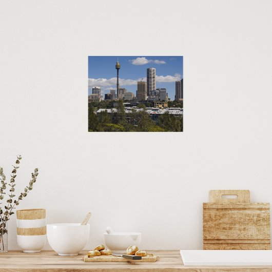 Australien, Sydney, Potts Point. Sydney Skyline. Poster (Küche)