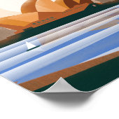 Australien Sydney Reiseplakat Poster (Ecke)