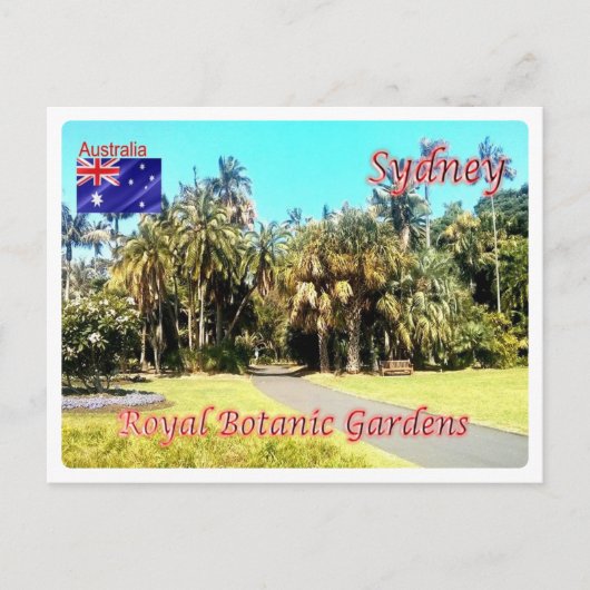 Australien - Sydney - Royal Botanic Gardens - Postkarte (Vorderseite)