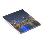 Australien, Sydney. Skyline mit Opernhaus gesehen Notizblock (angewinkelt)