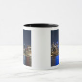 Australien, Sydney. Skyline mit Opernhaus gesehen Tasse (Zentrum)