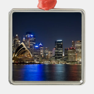 Australien, Sydney. Skyline mit Opernhaus Ornament Aus Metall