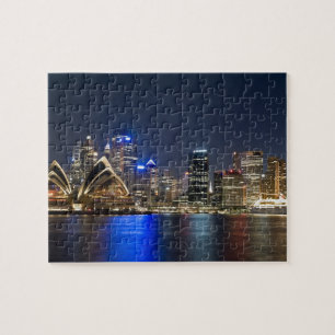 Australien, Sydney. Skyline mit Opernhaus Puzzle
