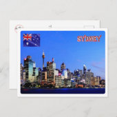 Australien - Sydney - Skyline - Postkarte (Vorne/Hinten)
