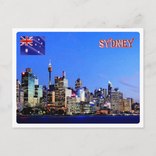 Australien - Sydney - Skyline - Postkarte