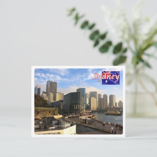 Australien - Sydney - Stadtzentrum - Postkarte (Stehend Vorderseite)