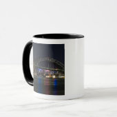 Australien, Sydney. Sydney-Hafen nachts Tasse (Vorderseite Links)
