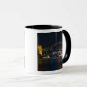 Australien, Sydney. Sydney-Hafen nachts Tasse (VorderseiteRechts)