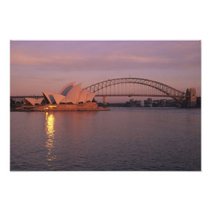 Australien, Sydney, Sydney Opera House gebaut Fotodruck