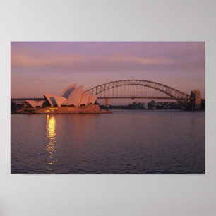 Australien, Sydney, Sydney Opera House gebaut Poster
