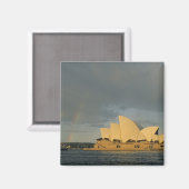 Australien, Sydney, Sydney Opera House, Magnet (Vorderseite/Rückseite)
