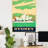 Australien Sydney Travel Poster (Heimbüro)