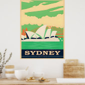 Australien Sydney Travel Poster (Küche)
