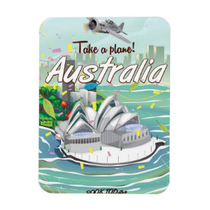 Australien Sydney Vintage Reiseplakat Magnet