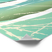 Australien Sydney Vintage Reiseplakat Poster (Ecke)